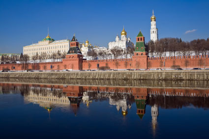 river view of The Kremlin